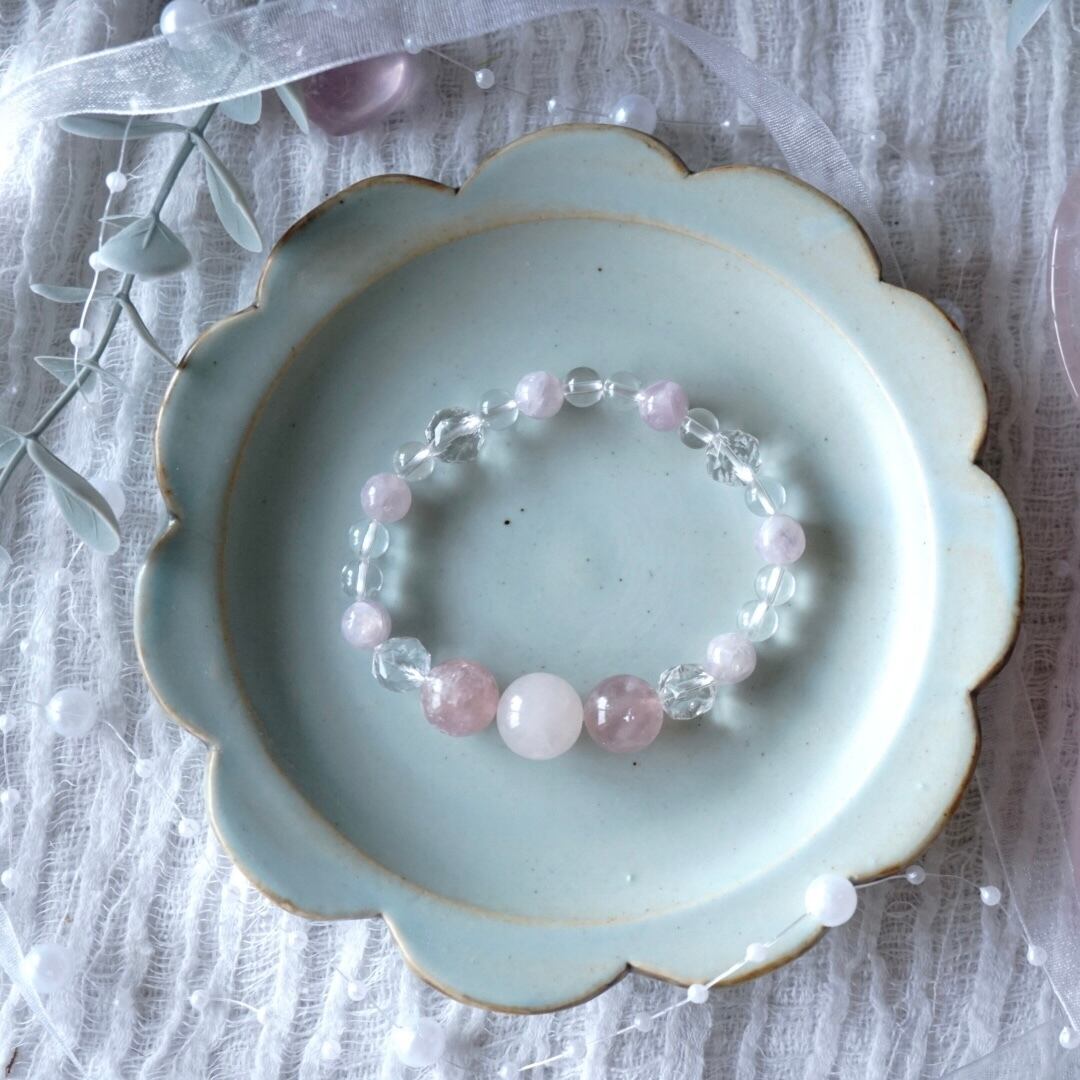 《強く優しく美しく在る》ローズとベリルの約束ブレスレット