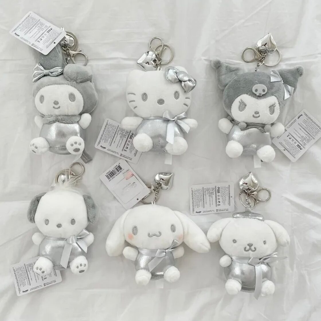 韓国限定 公式】sanrio silver mascot 6types / サンリオ シルバー 