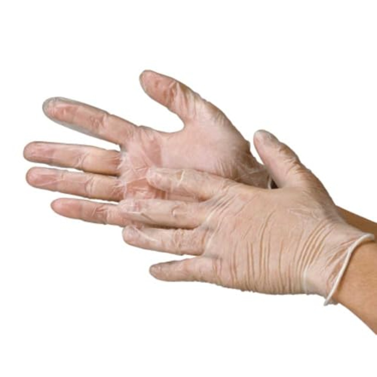 川西工業 #2026 ビニール使いきり手袋 粉無 100枚入 M