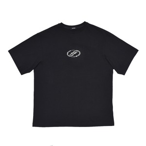 【WE11DONE】BLACK RHINESTONE T-SHIRT