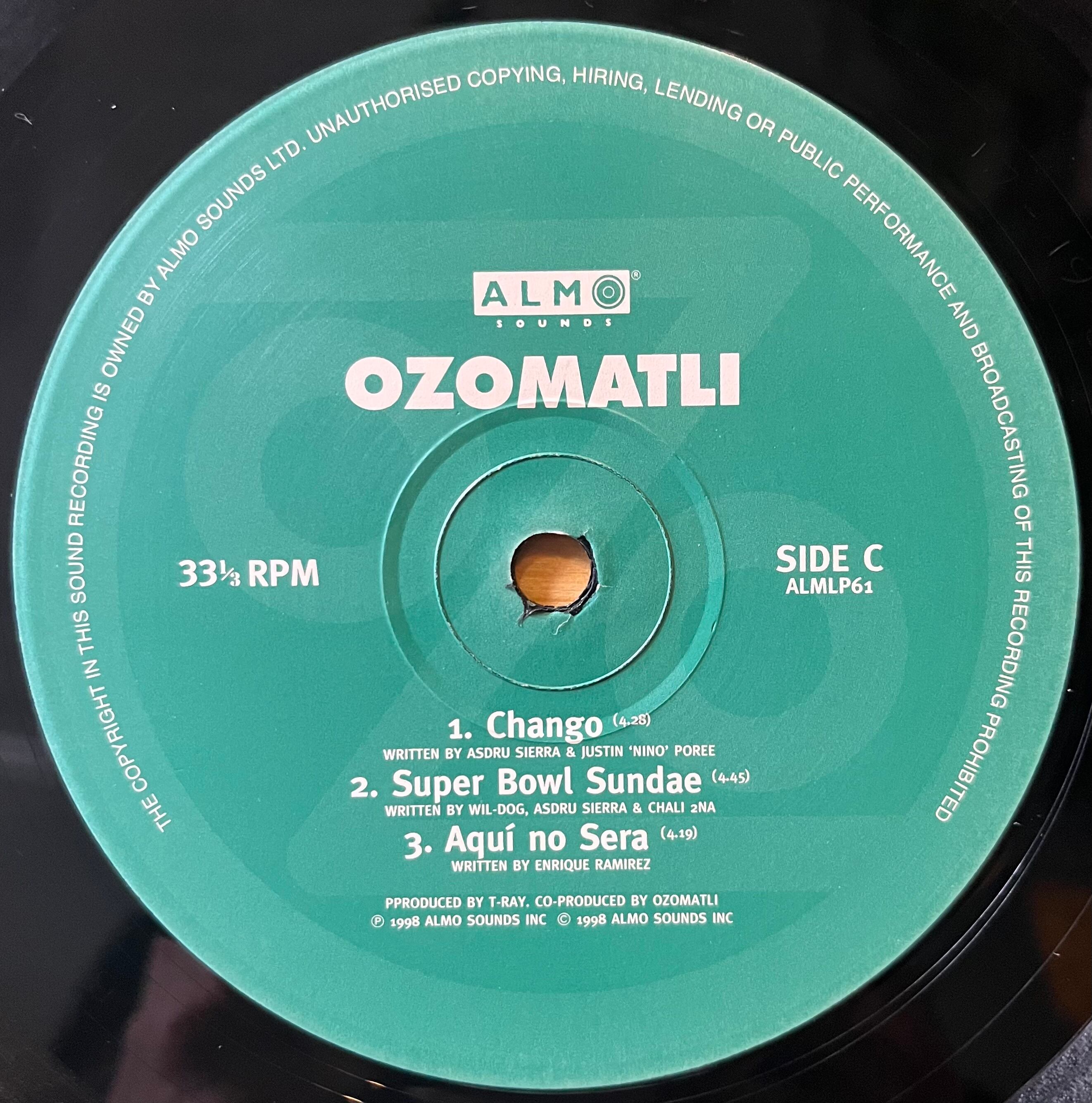 Ozomatli – Ozomatli (2LP) oleo Records