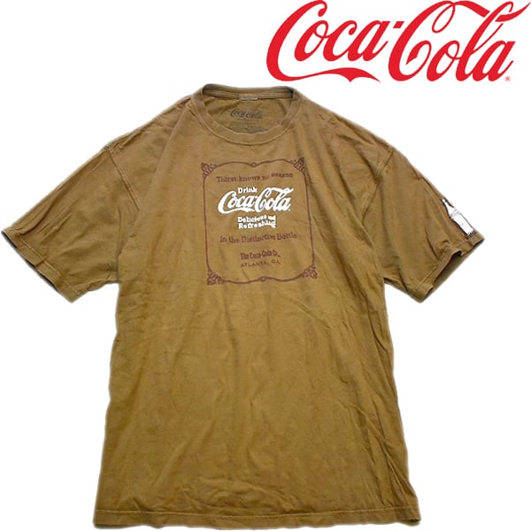 USED straight edge コカコーラパロディ　Tシャツ　XL