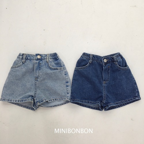 【予約】mini bonbon デニムショートパンツ