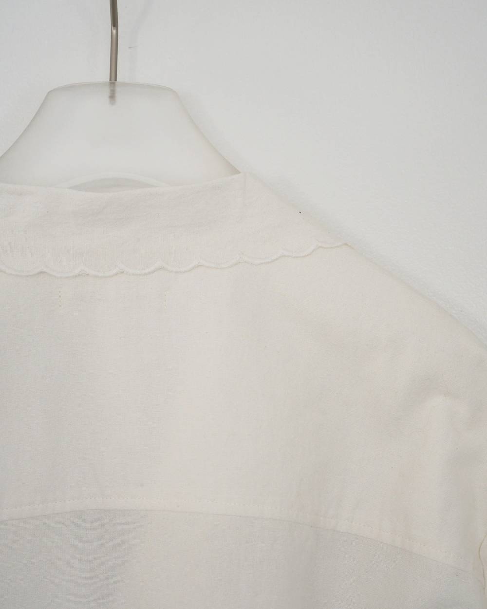 anuke 】Cutwork Opencollar Shirts | valance 福井｜レディース