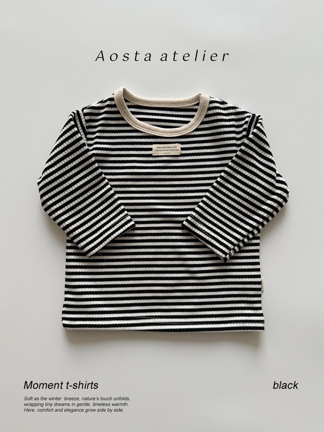 予約販売 【Aosta】 モダンティ/ブラック(70–110cm)2025冬