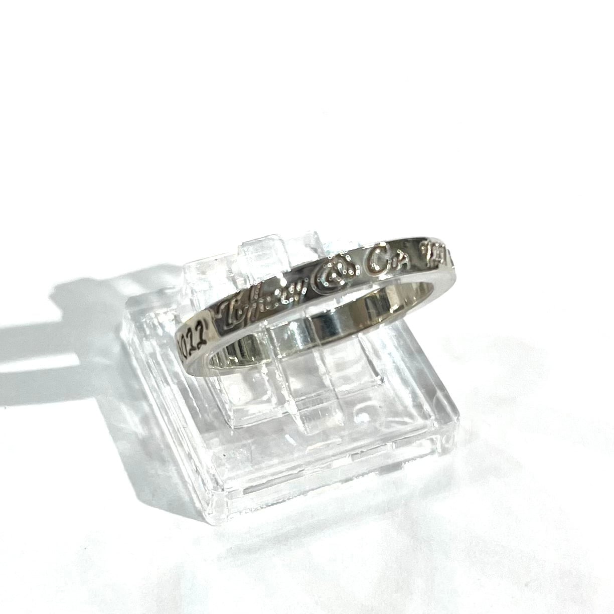 TIFFANY＆CO】【13号】 2524 ティファニーaddressナローリング 指輪