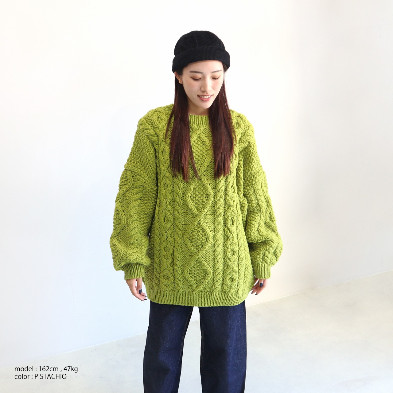 ICHI Antiquites * ペルー ハンドニット プルオーバー [900358 