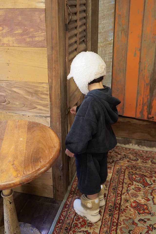 set up着用可能♡【 即納 】2025 AW 冬新作 ONU オヌ 2色展開 ブラッシュフーディ