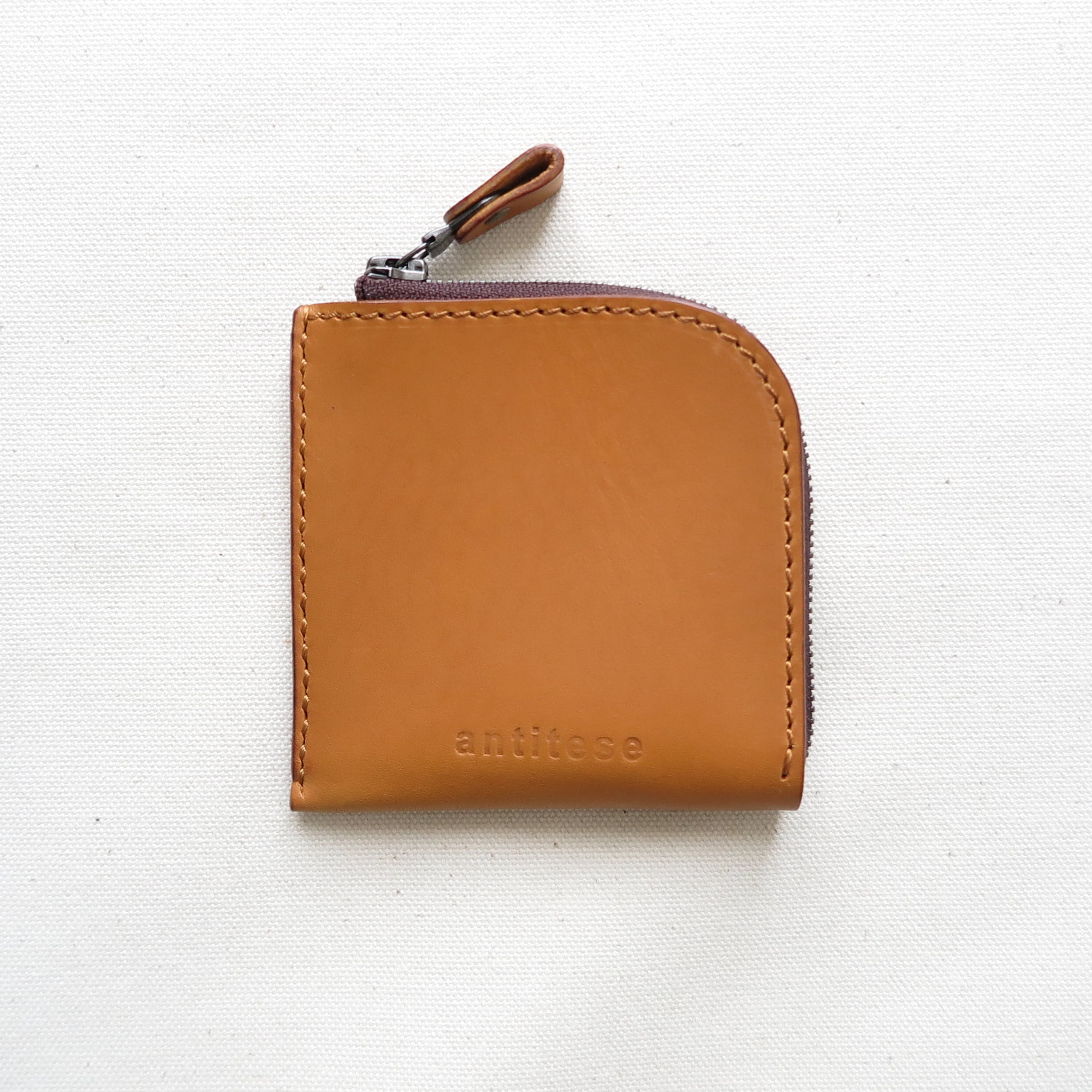 Italian leather Minimal wallet YELLOW