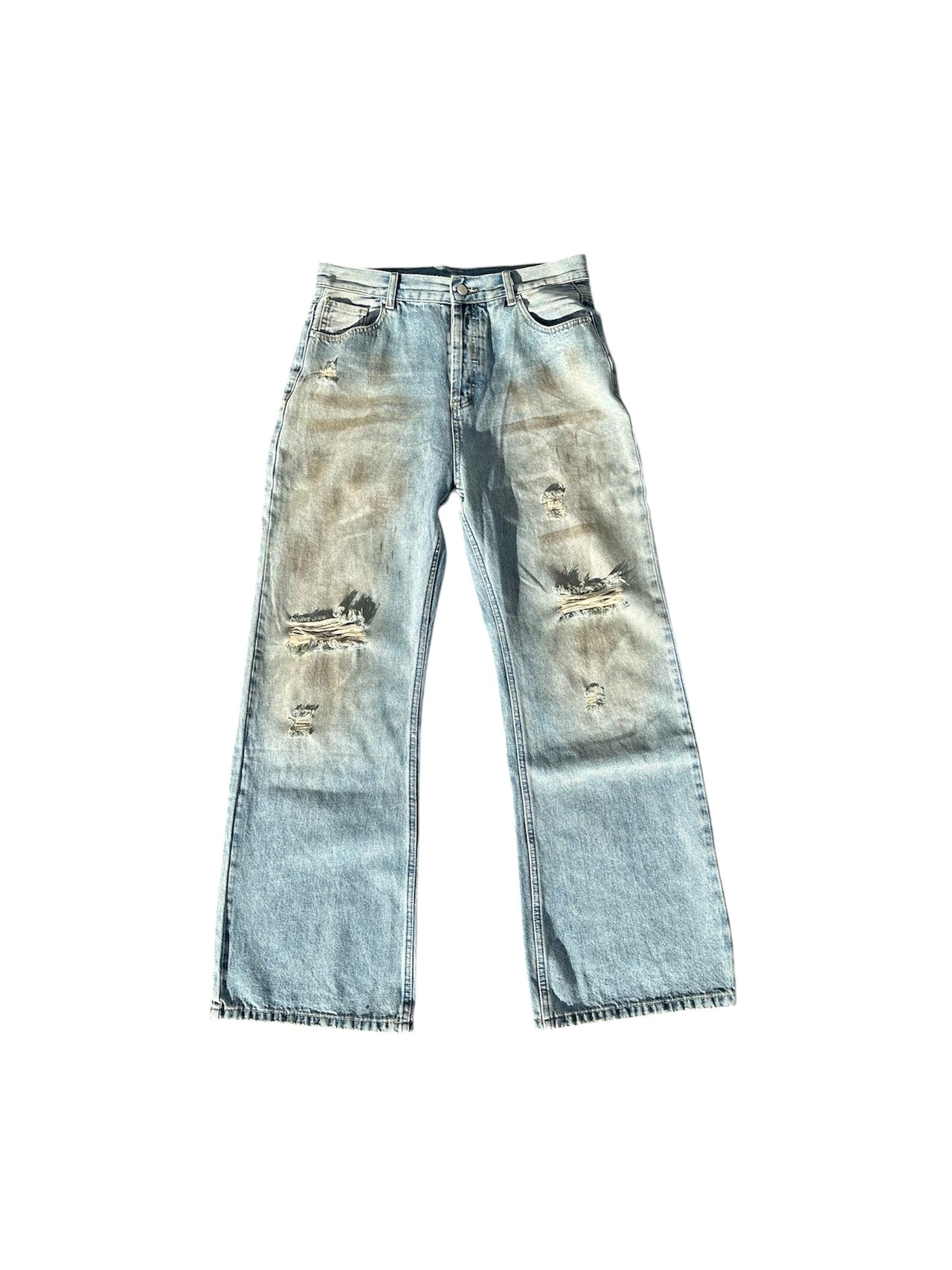 Vintage Grunge Straight Denim