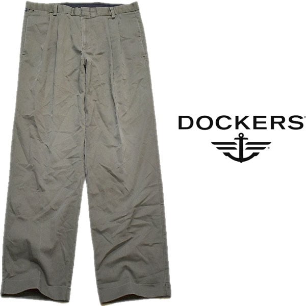 DOCKERS ツータックチノ ドッカーズ ストリート ワイドパンツ