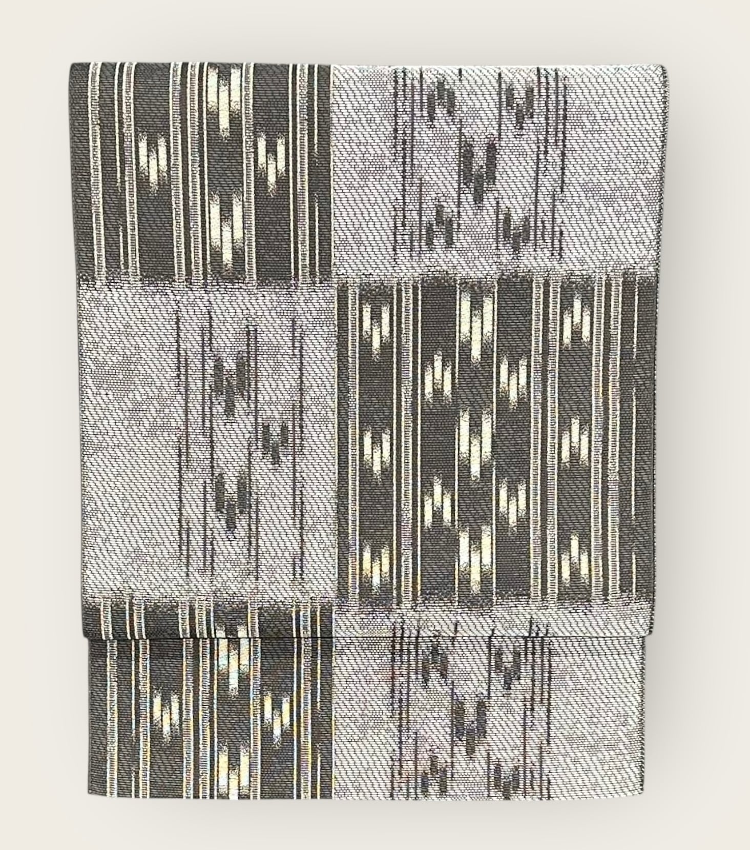 名古屋帯 八寸 本場筑前博多織 博多織 博多帯 六瓢箪 正絹 中古 kp2069 名古屋帯 八寸 本場筑前博多織 博多織 博多帯 六瓢箪 正絹 中古 kp2069