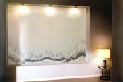 友禅きものタペストリー「雪景色」　