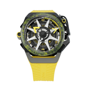 【MAZZUCATO マッツカート】RIM.F1-YWBLK／RIM SPORT MONZA（イエロー）／国内正規品 腕時計