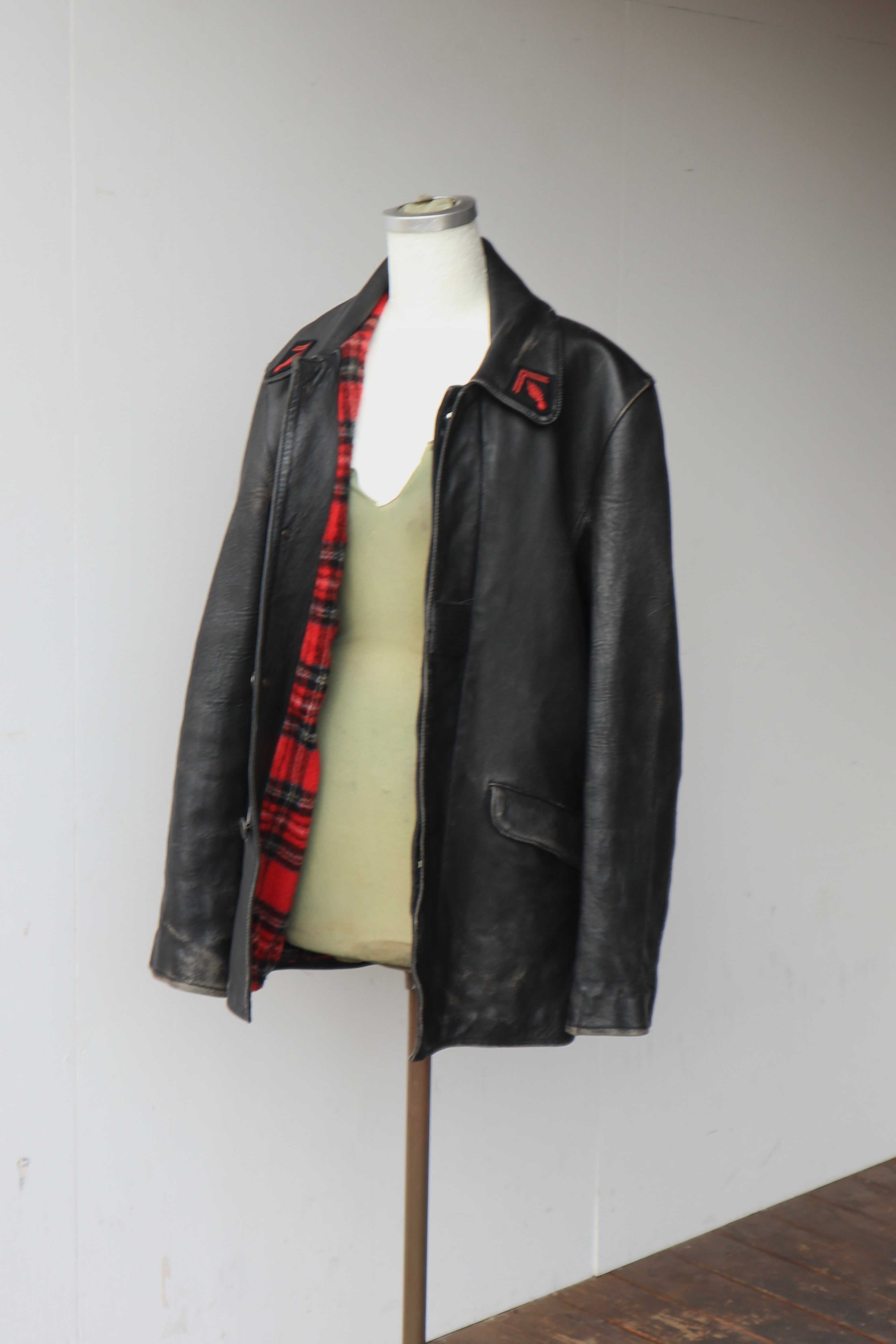 ジャケット・アウター 80's France fireman leather jacket french fireman leather jacket | naname