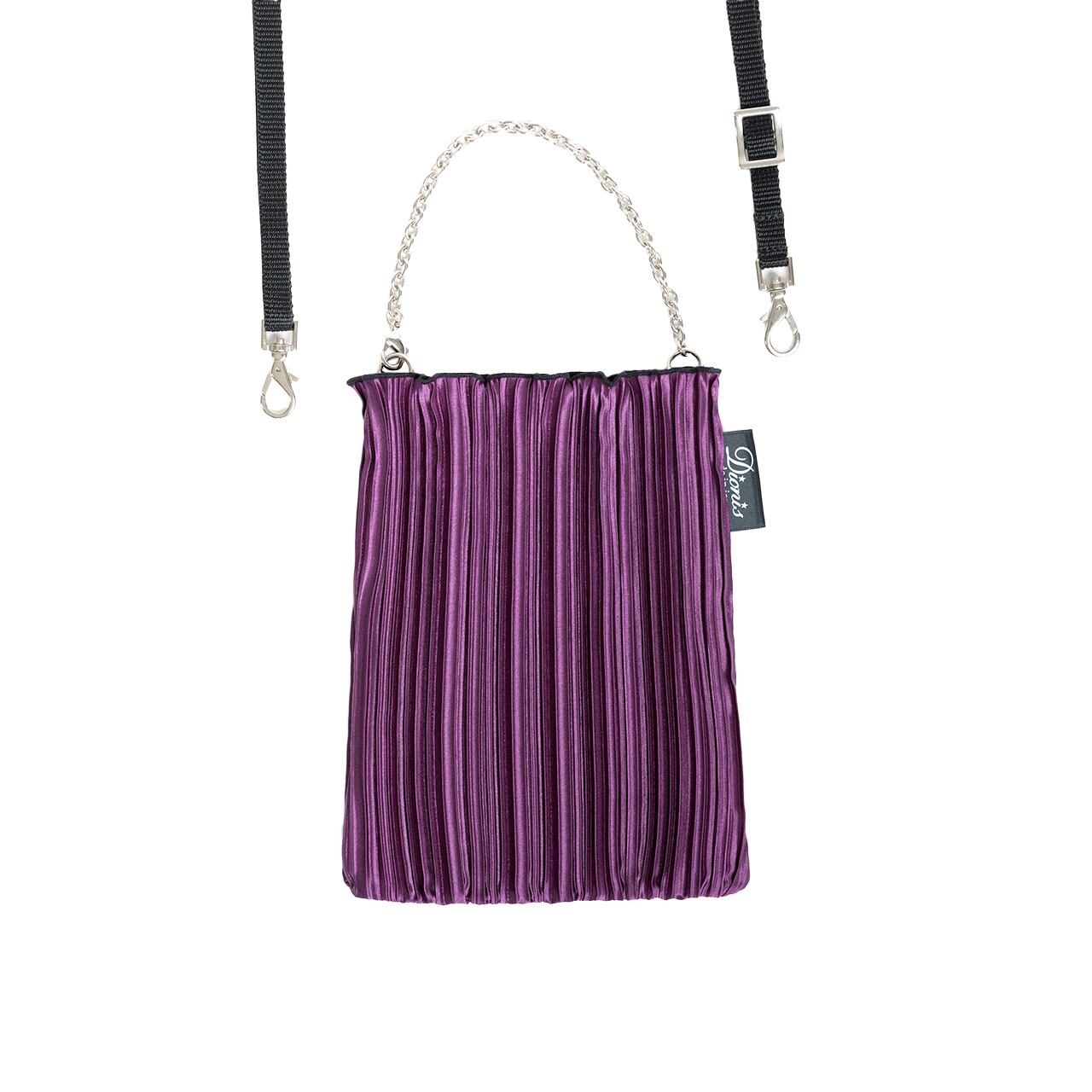 カラフルプリーツ2WAYミニショルダー&チャーム S(DSP-893+DCA-817)#251パープル