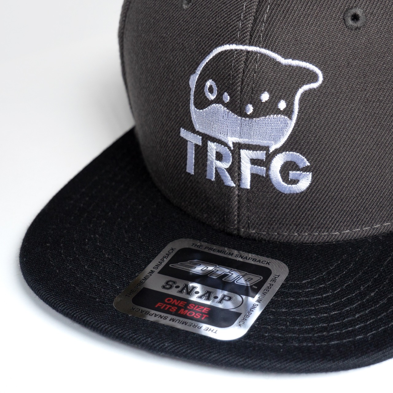 TRFG OTTO  キャップ ブラック&チャコールグレー