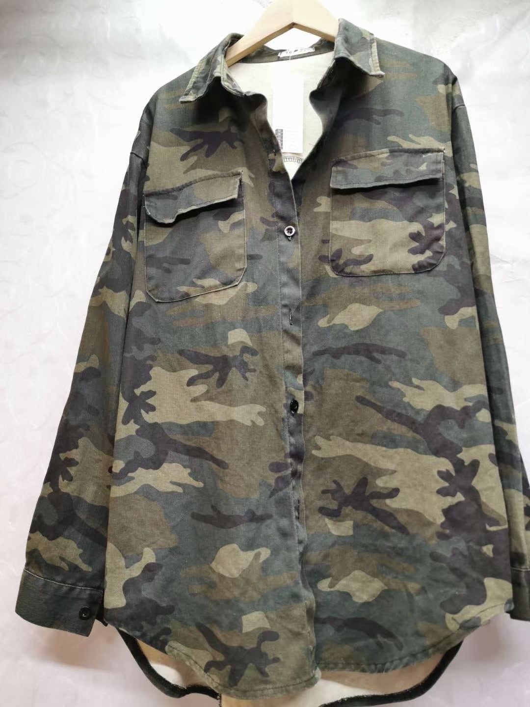 カモフラ　オーバーシャツ　ASF212010-08