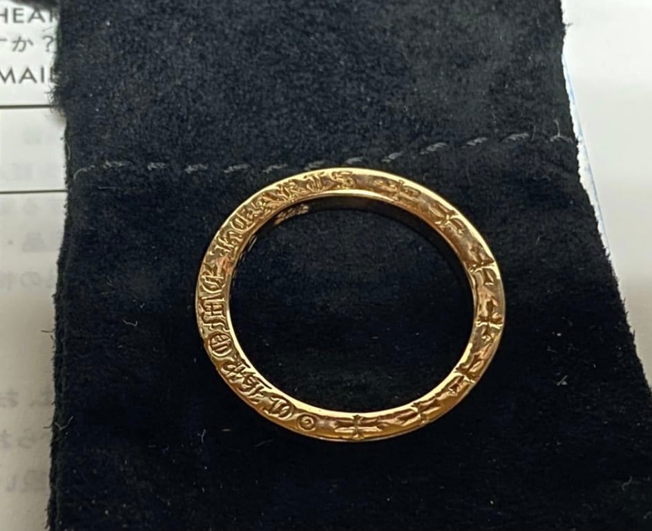 CHROME HEARTS クロムハーツ 22K NTFL RING リング 指輪