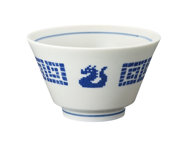デジタルドラゴンシリーズ お茶碗 小丼  11.4cm (350cc) 中華食器 可愛い食器【日本製】