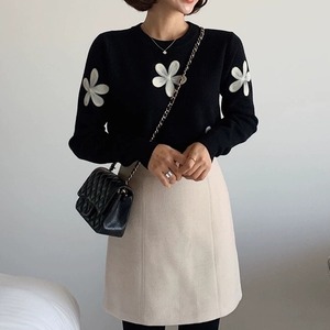 flower point knit