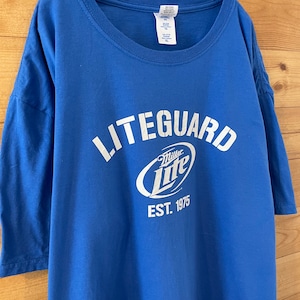 【GILDAN】ミラーライト ビール Tシャツ ロゴ Miller Lite XL ビッグサイズ US古着 アメリカ古着