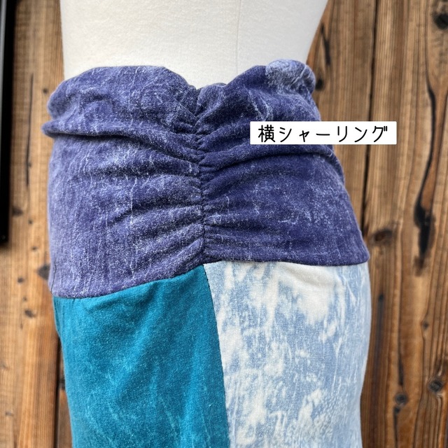 パッチワークフレアーパンツ