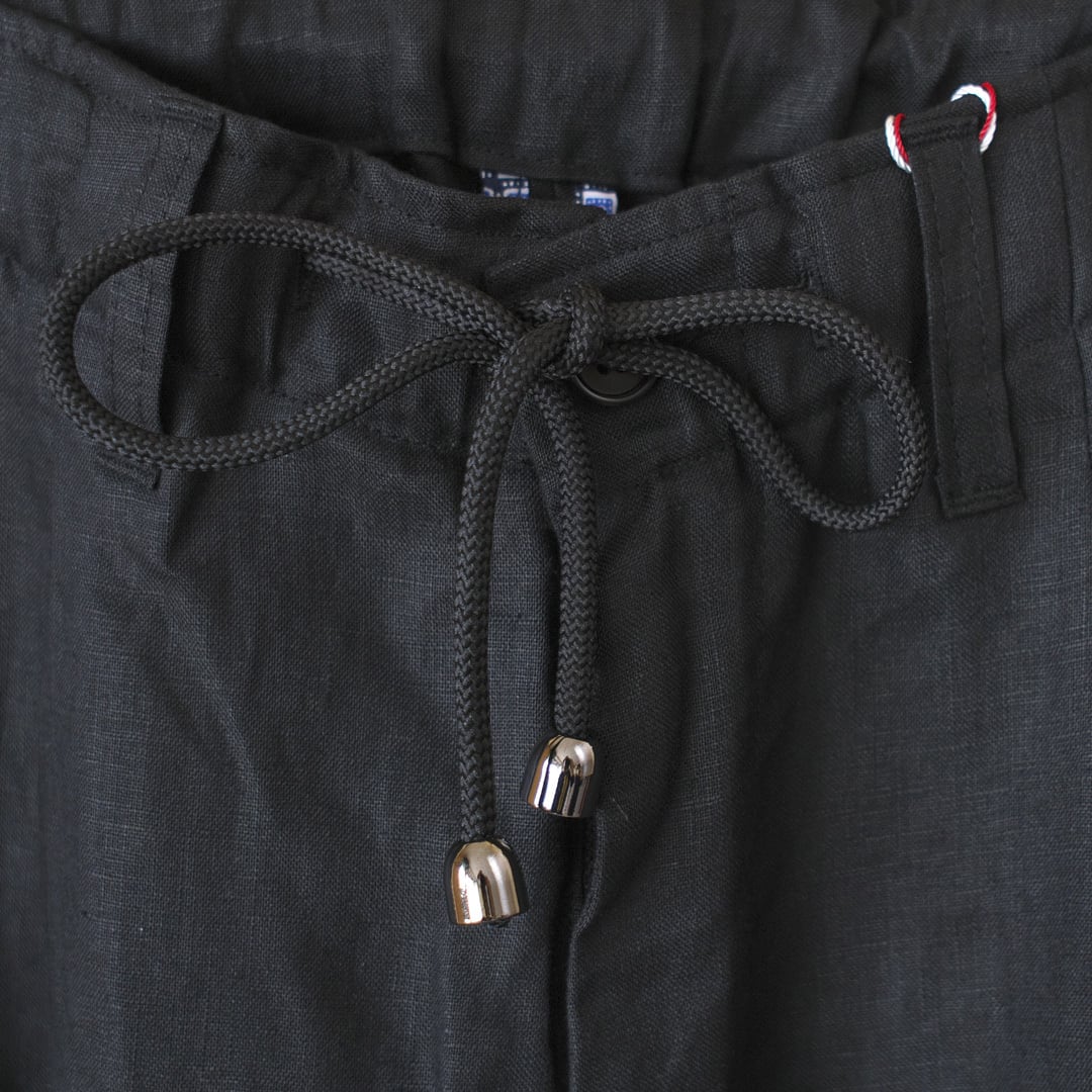 ARBRE アルブル リネンイージーパンツ・ブラック【メンズ】