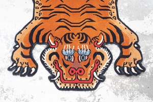 Tibetan Tiger Rug 《Sサイズ•プレミアムウール478》チベタンタイガーラグ