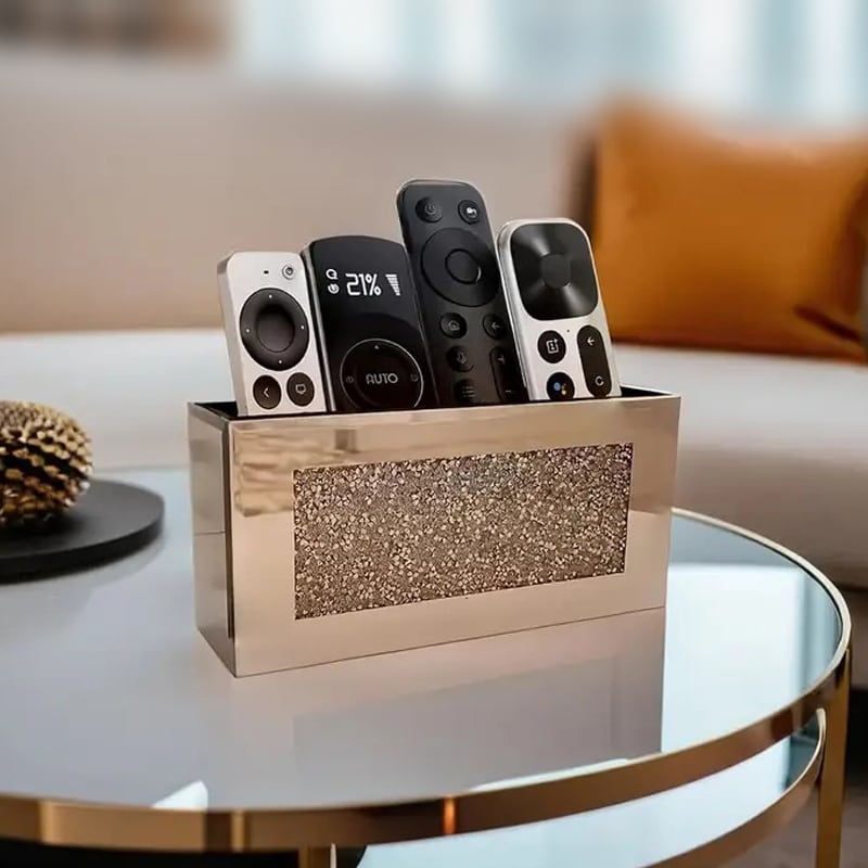 小物入れ キラキラ リモコンホルダー 多機能 ボックス おしゃれ