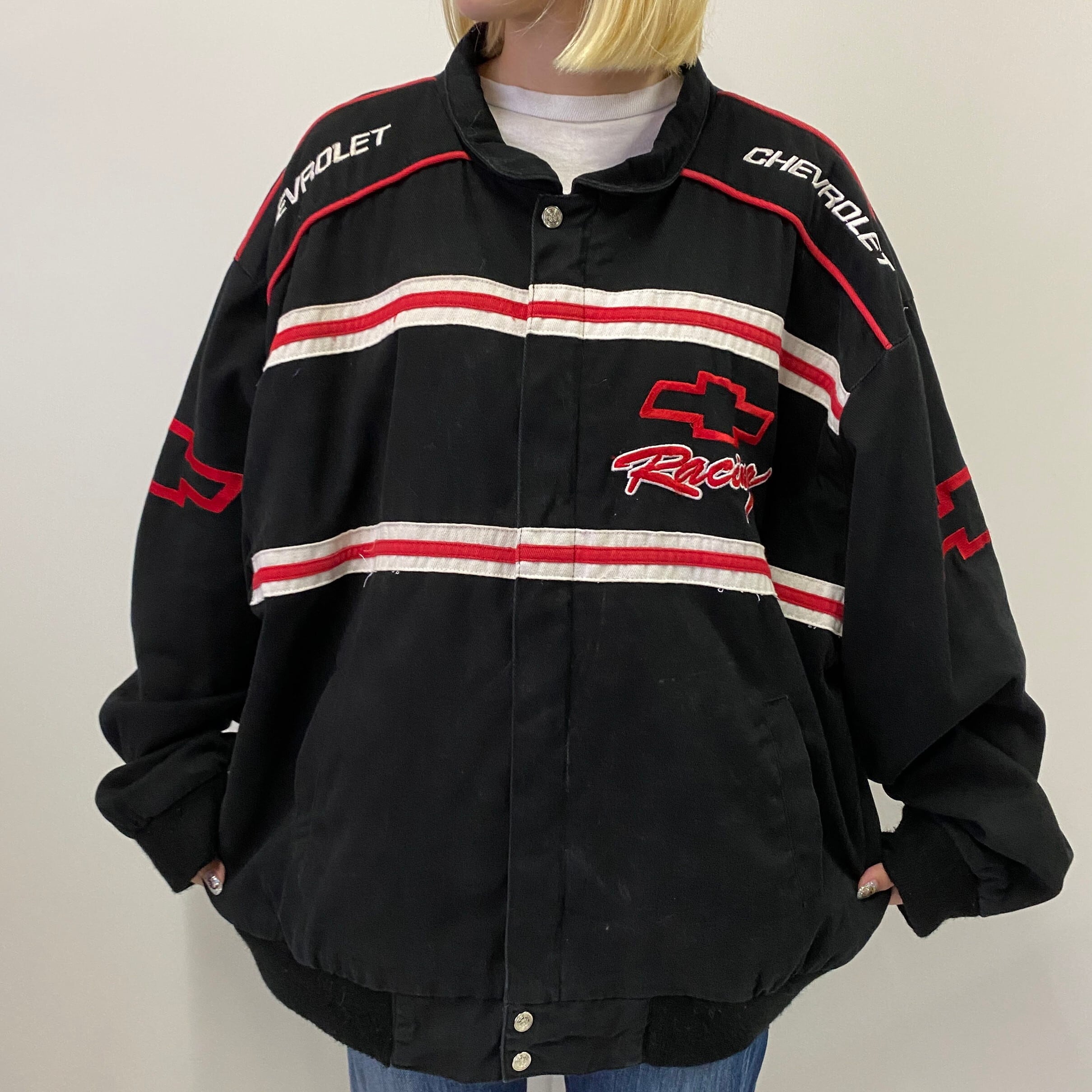 NASCAR ナスカー CHEVROLET シボレー 刺繍 レーシングジャケット 