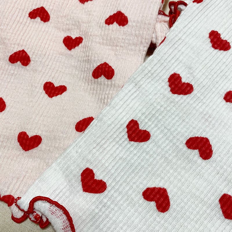 【SALE】ハート柄トップス S ~ XL / 犬服 新作 Tシャツ ドッグウェア 可愛い 犬の服 薄手 小型犬 犬 猫 ペット洋服