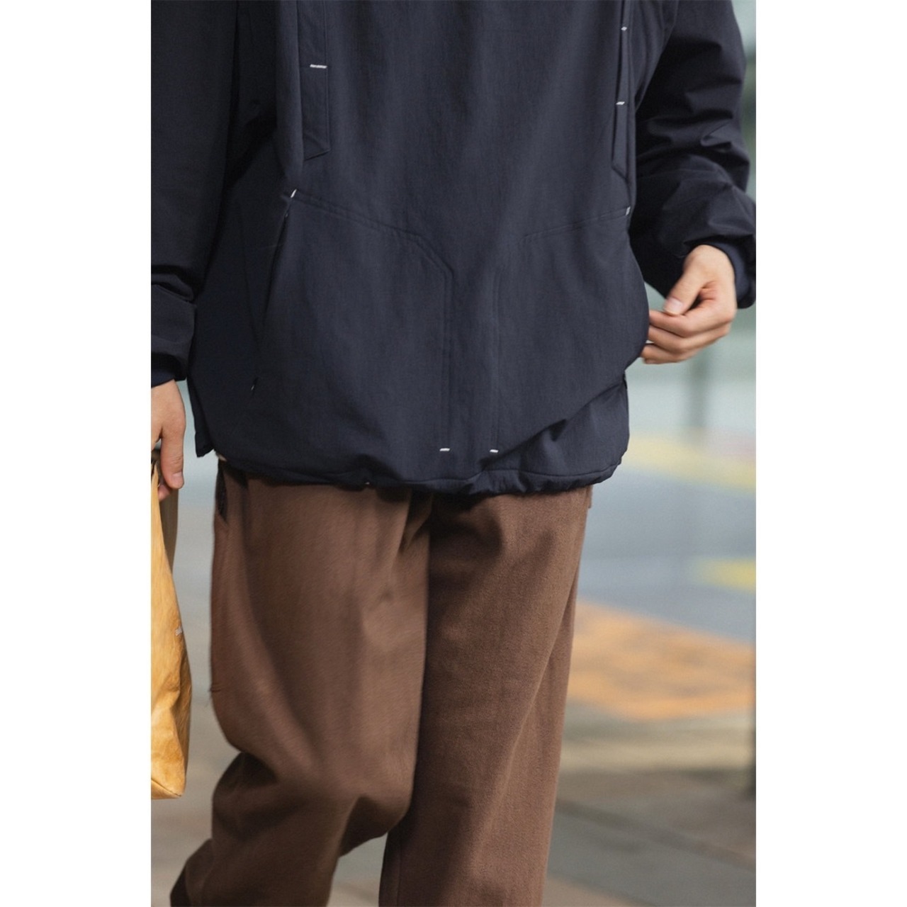 2way vest crew neck pullover 0237 - 15