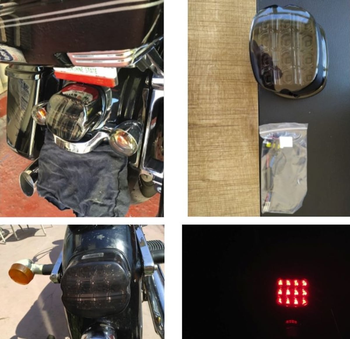 テールライト ブレーキランプ ハーレー XL ダイナ FXST FXSTB FLST