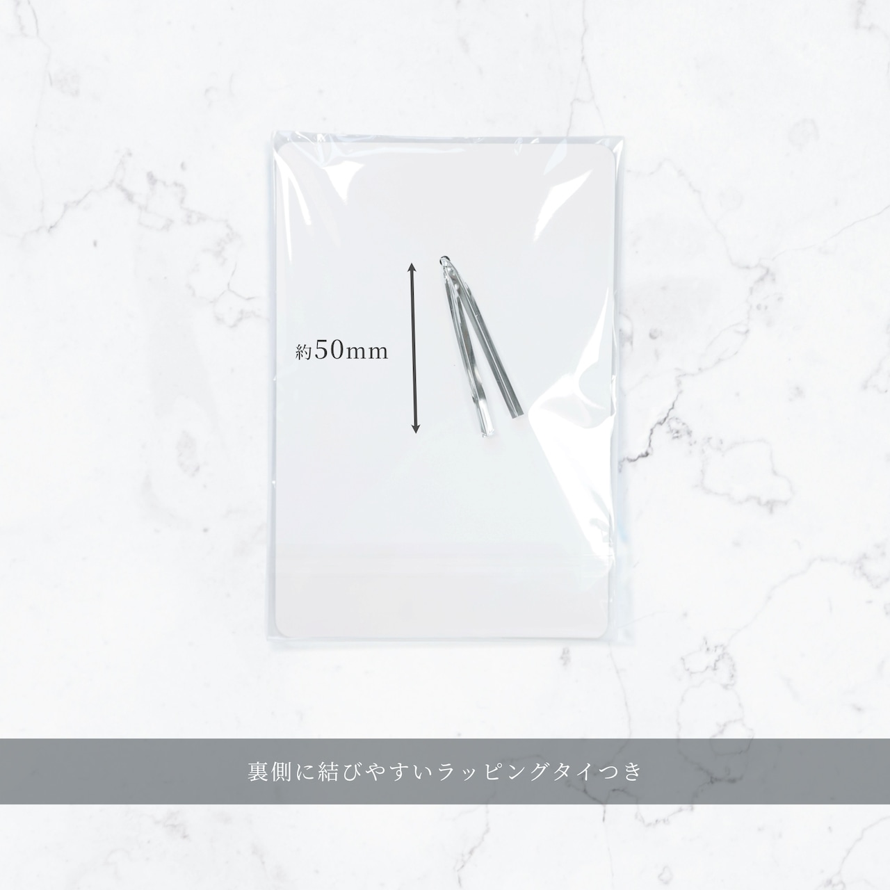 ギフトリボン Little Magic Light Black/Silver Foil