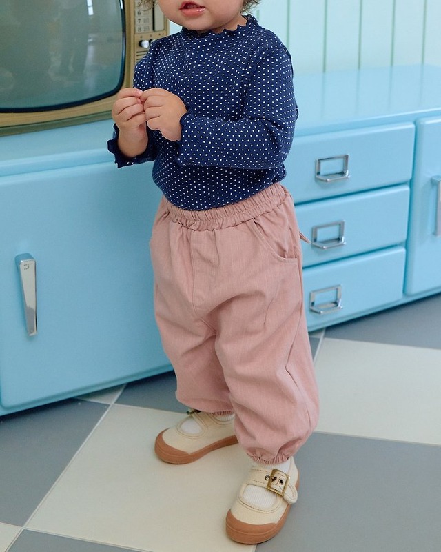 【取寄】oottbebe｜hip slub pants｜ヒップスラブパンツ｜XS-XL｜kids｜26 autumn