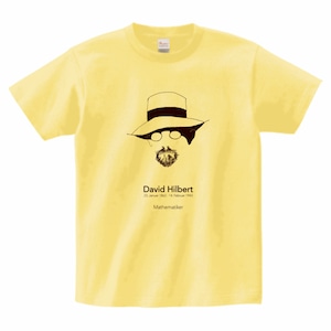 ダフィッド・ヒルベルトTシャツ_ライトイエロー）/David HIlbert T-shirt (Light Yellow)