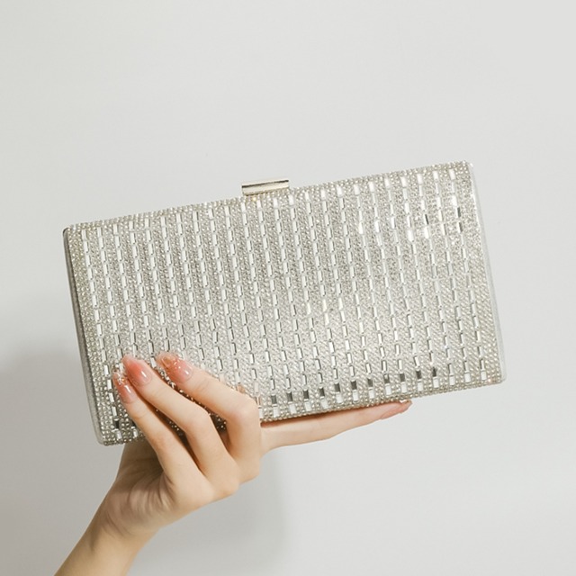 Stone Decorative Clutch Bag  　00062