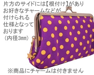 がま口 財布 角型 (チェックベージュ) 小銭入れ レトロ 工房 手作り 日本製 エコパッケージ MX-0035-282