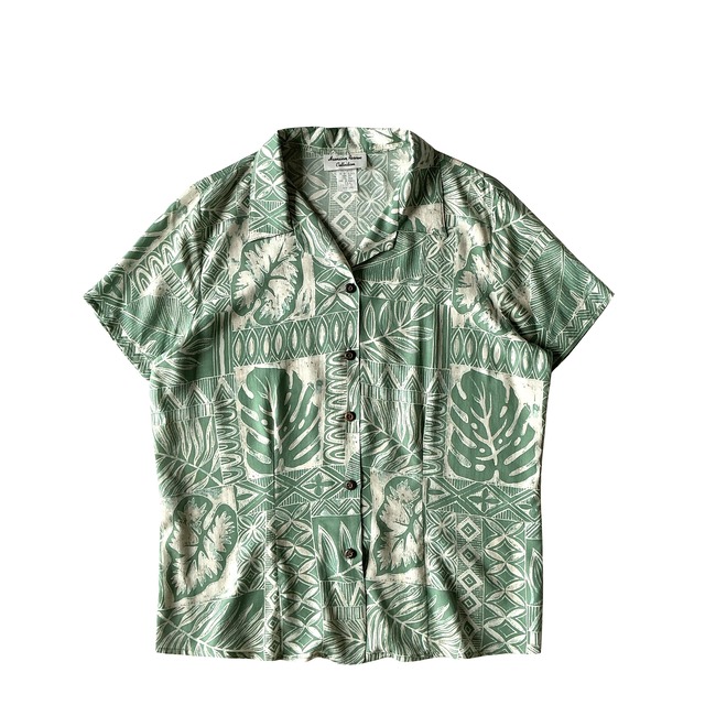 Lady's USEDアロハシャツ / Hawaiian Reserve Collection / size S