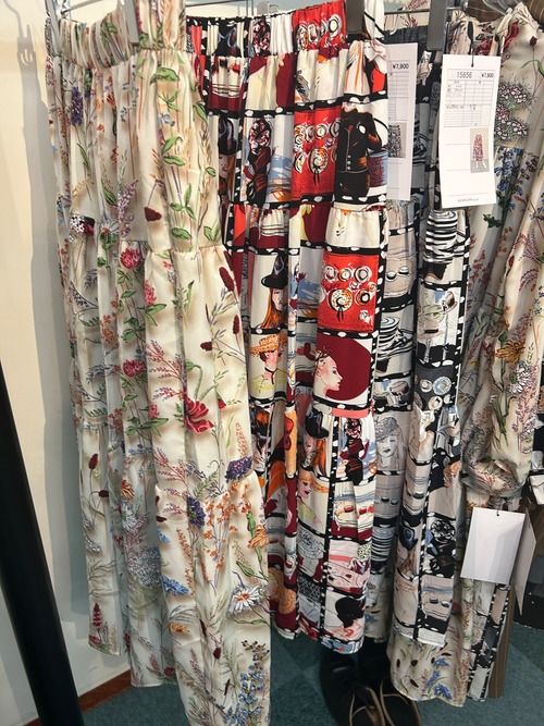 ASAKURA 柄スカート　15656