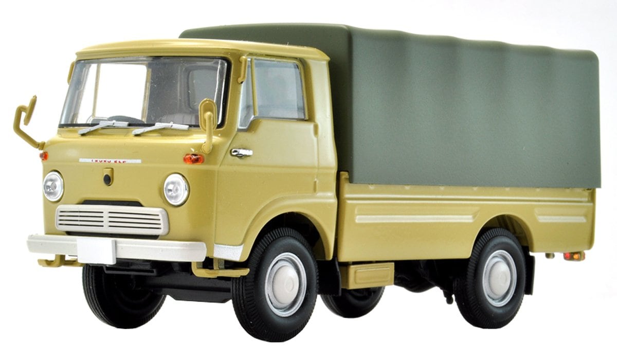 トミカリミテッドヴィンテージ LV43-02b いすずエルフ 低床 (茶) 完成