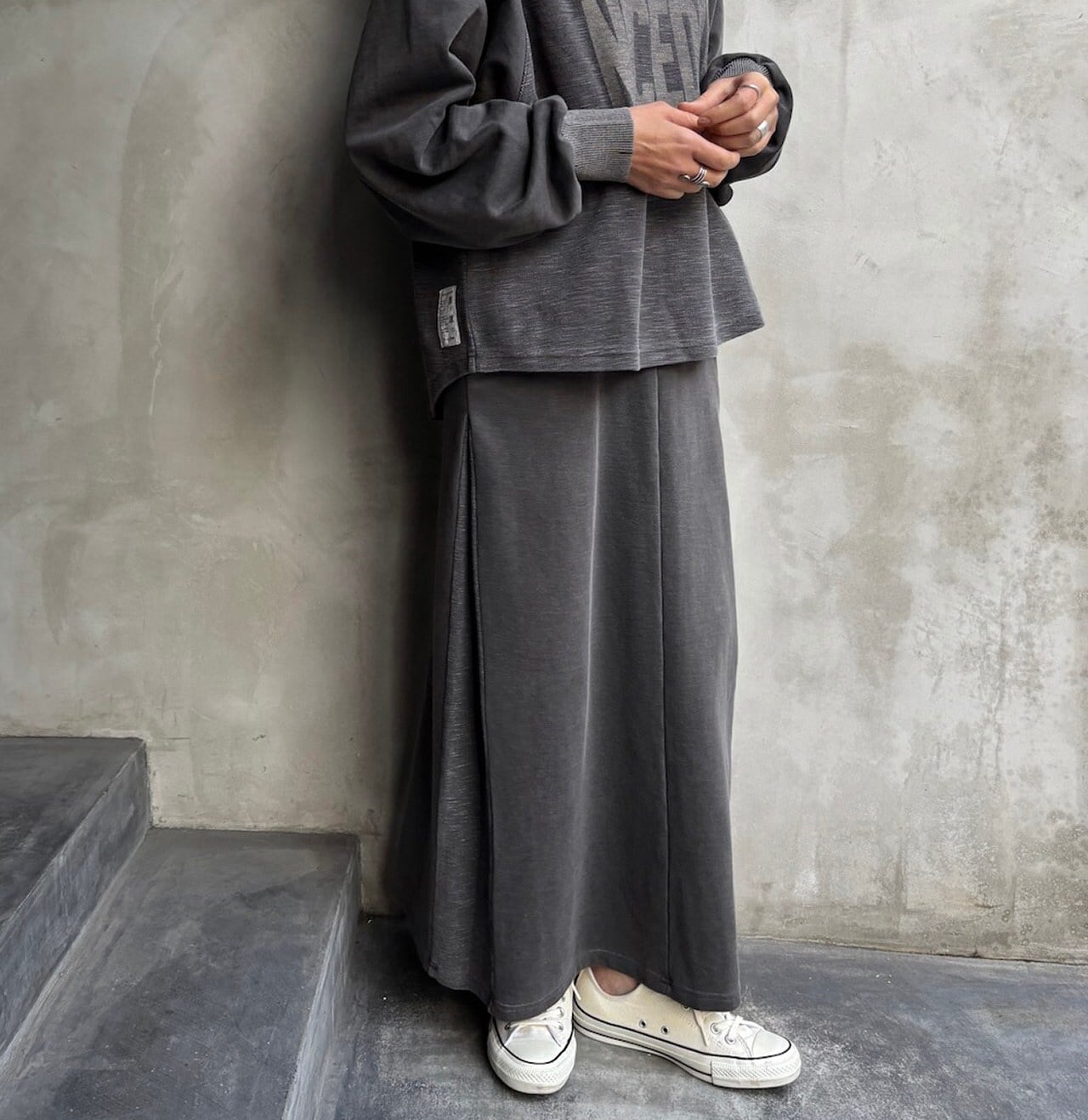 2/1(日)まで販売 》【 Flamingo firm 】スラブタックスカート