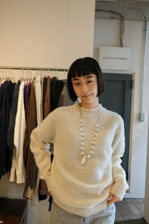 NORTHERN CROFTER シェットランドウールニット　ホワイト