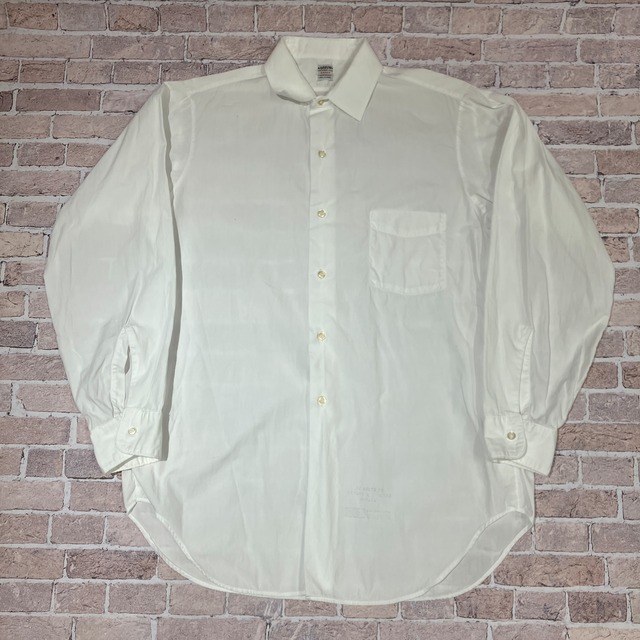 1940-50'S ARROW COTTON SHIRT WHITE SIZE 15