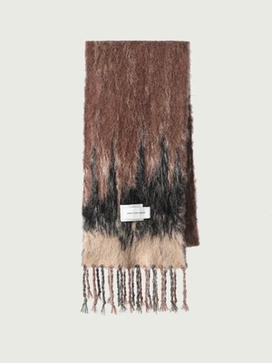 【26AW | WOMEN】Feng Chen Wang フェンチェンワン / マフラー / GRADIENT JACQUARD KNIT SCARF