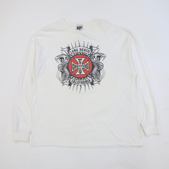 WEST COAST CHOPPERS SNAKE DESIGN L/S TSHIRT