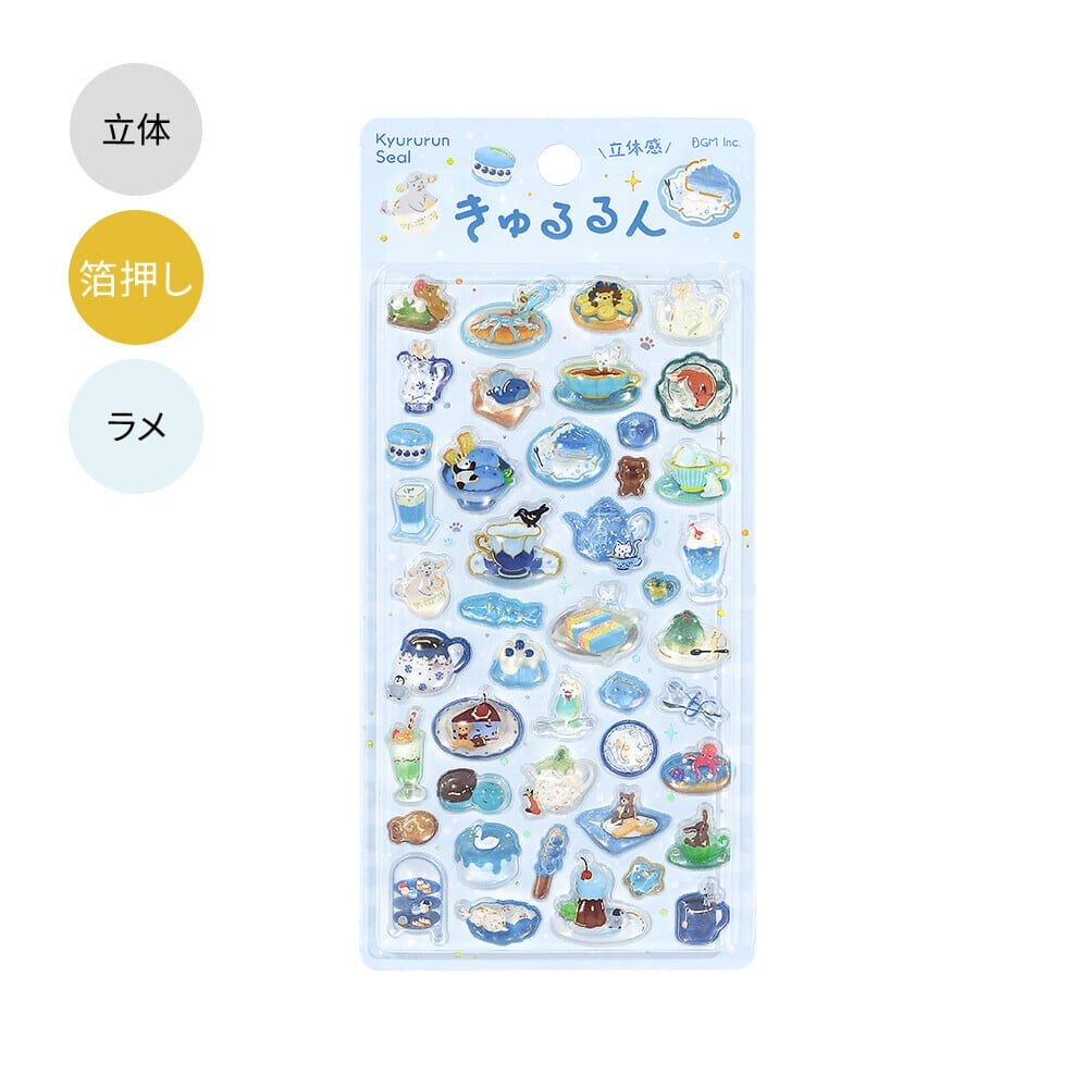 新作】きゅるるんシール 第4弾 全12種類 ビージーエム | Jewelie
