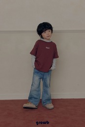 韓国子供服 / growb / ジャックリーン Tシャツ / 秋服 *XS~JM*