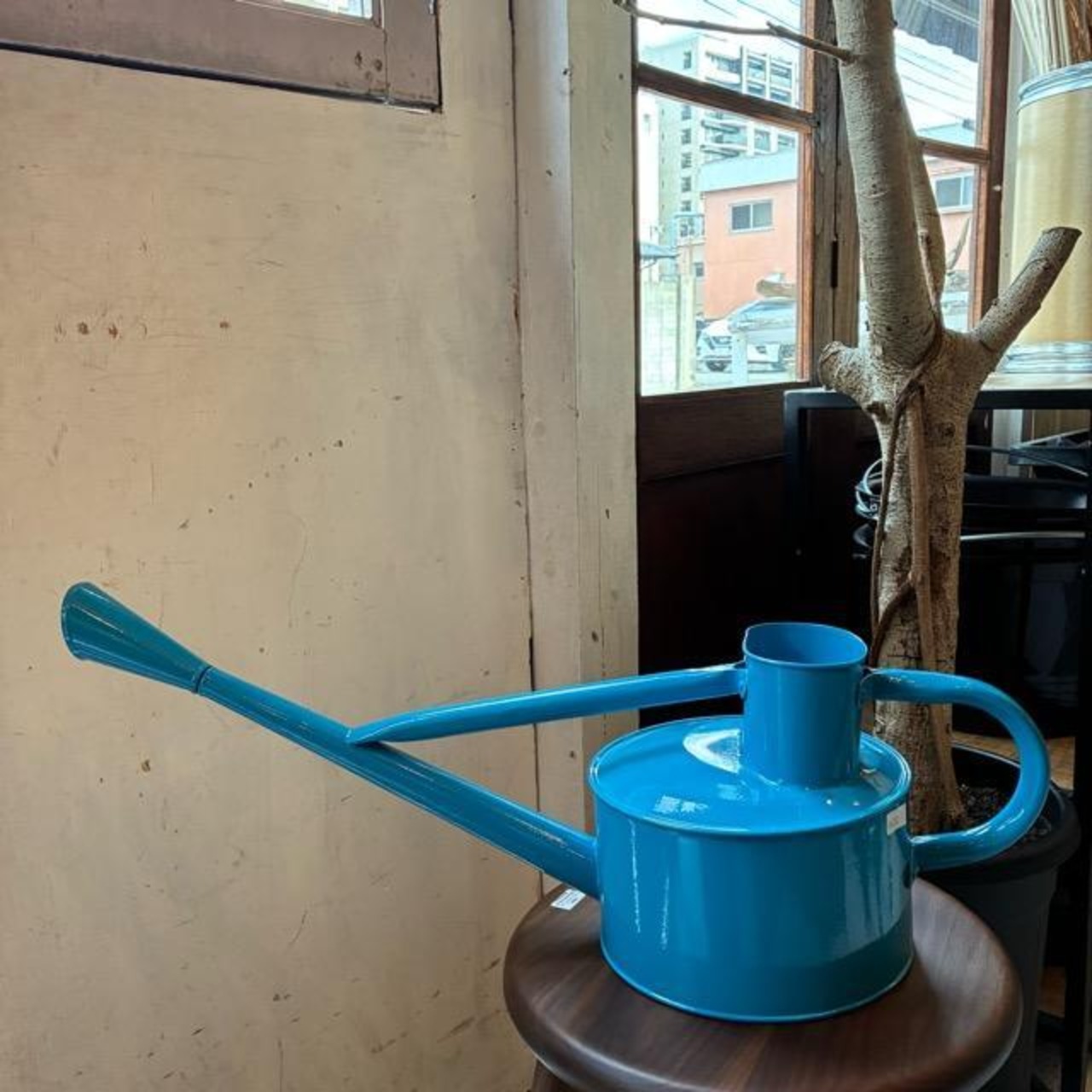 Earth Color Watering Can　Blue